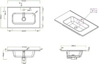 Тумба с раковиной BelBagno Etna 39 60 bianco lucido Тумба с раковиной BelBagno Etna 39 60 bianco lucido
