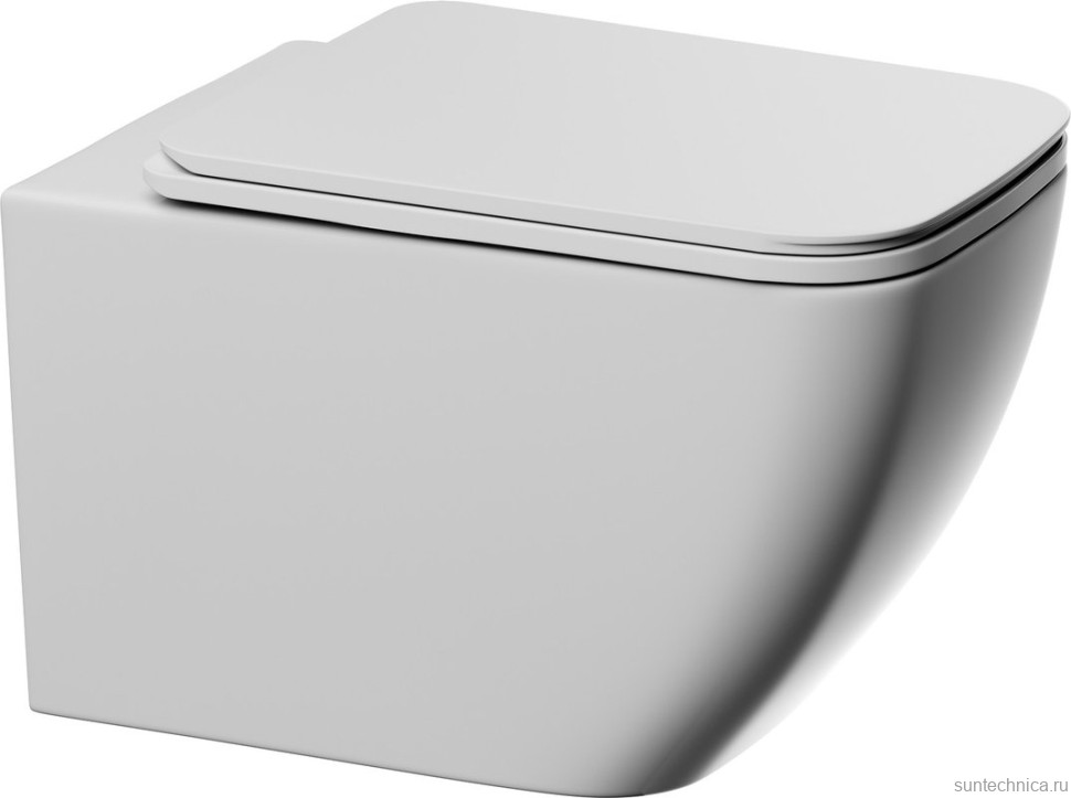 Унитаз подвесной Abber Ultra AC1303 с микролифтом, белый