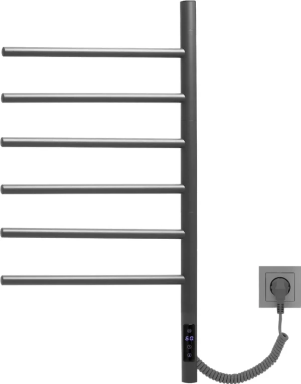 Полотенцесушитель электрический Vincea VTD-1S2CGE графит
