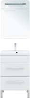 Мебель для ванной комнаты Aquanet Лукка 58 белая глянцевая Мебель для ванной комнаты Aquanet Лукка 58 белая глянцевая