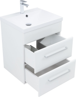 Мебель для ванной комнаты Aquanet Лукка 58 белая глянцевая Мебель для ванной комнаты Aquanet Лукка 58 белая глянцевая