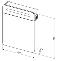 Мебель для ванной комнаты Aquanet Лукка 58 белая глянцевая Мебель для ванной комнаты Aquanet Лукка 58 белая глянцевая