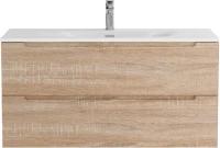 Мебель для ванной комнаты BelBagno Etna 100 rovere bianco, раковина BB-8099-120-2