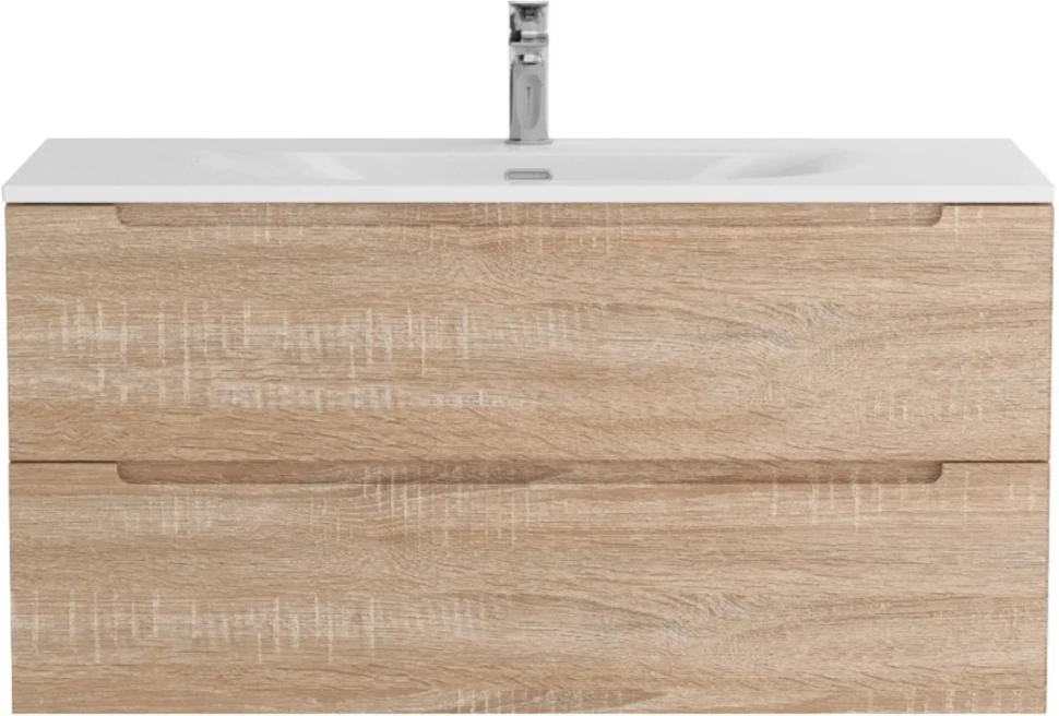 Мебель для ванной комнаты BelBagno Etna 100 rovere bianco, раковина BB-8099-120-2