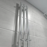 Полотенцесушитель электрический Маргроид Inaro 120х15, с крючками, хром