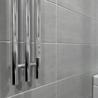 Полотенцесушитель электрический Маргроид Inaro 120х15, с крючками, хром