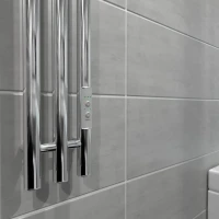 Полотенцесушитель электрический Маргроид Inaro 120х15, с крючками, хром