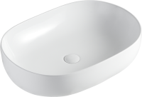 Мебель для ванной комнаты Orange Line 100 подвесная, 2 ящика, матовый графит с раковиной B04-600W