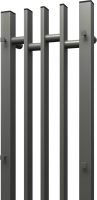 Полотенцесушитель электрический Point Фрея PN20738GB 18x80, графит блеск