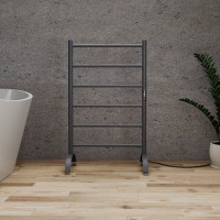 Полотенцесушитель электрический Bauedge Stil Floor AF0018 55x91 темно-серый металлик
