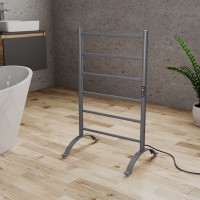Полотенцесушитель электрический Bauedge Stil Floor AF0018 55x91 темно-серый металлик