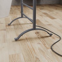 Полотенцесушитель электрический Bauedge Stil Floor AF0018 55x91 темно-серый металлик