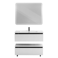 Мебель для ванной комнаты Cezares Slider 100 подвесная, 2 ящика, белая