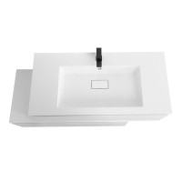 Мебель для ванной комнаты Cezares Slider 100 подвесная, 2 ящика, белая