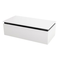 Мебель для ванной комнаты Cezares Slider 100 подвесная, 2 ящика, белая