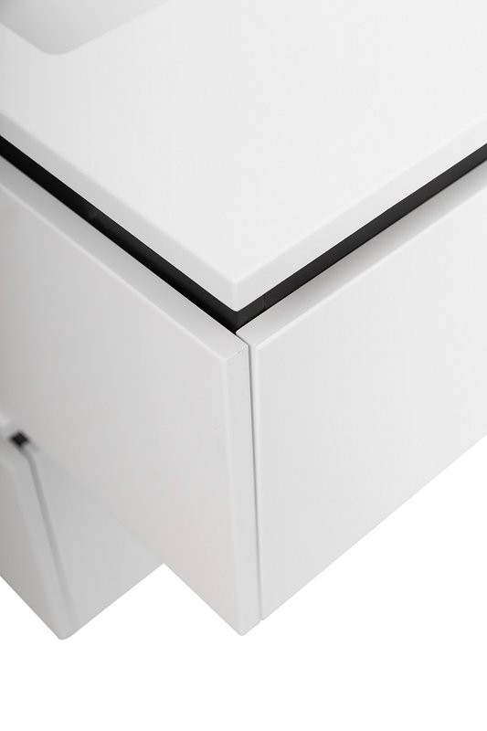 Мебель для ванной комнаты Cezares Slider 100 подвесная, 2 ящика, белая