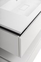 Мебель для ванной комнаты Cezares Slider 100 подвесная, 2 ящика, белая