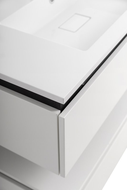 Мебель для ванной комнаты Cezares Slider 100 подвесная, 2 ящика, белая