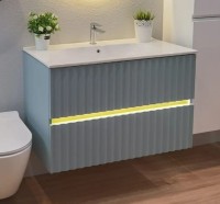 Тумба под раковину Art&Max Elegant 90 подвесная, ниагара
