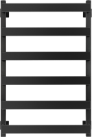 Полотенцесушитель водяной Secado Кродо 80х50 80x55 см, черный матовый, лесенка