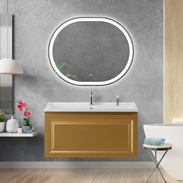 Мебель для ванной комнаты Cezares Giubileo 100 1 внутренний ящик, брашированное золото