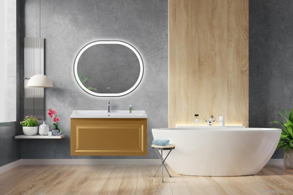 Мебель для ванной комнаты Cezares Giubileo 100 1 внутренний ящик, брашированное золото