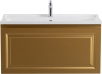 Мебель для ванной комнаты Cezares Giubileo 100 1 внутренний ящик, брашированное золото