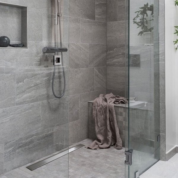 Душевой трап (лоток) Pestan Confluo Frameless Line 950 матовый хром