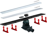 Душевой трап (лоток) Pestan Confluo Frameless Line 950 матовый хром