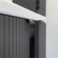 Тумба с раковиной Comforty Лима 60П подвесная, антрацит