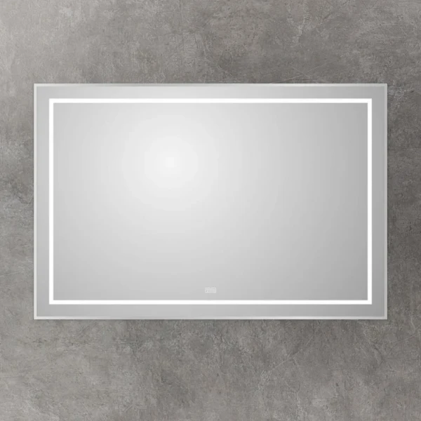 Зеркало BelBagno Kraft 80x120, с подсветкой, с подогревом, сатин