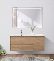 Зеркало BelBagno Kraft 80x120, с подсветкой, с подогревом, сатин
