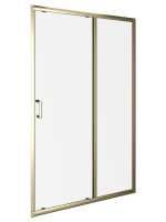 Душевая дверь в нишу Orange E02 120TGY 120х190, профиль матовое золото