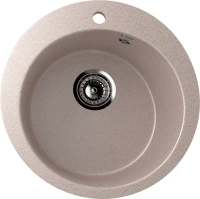 Мойка кухонная Ulgran U-405 302 песочная + дозатор U-02 песочный