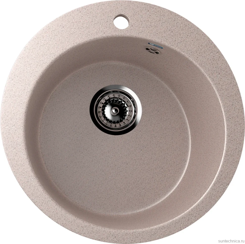 Мойка кухонная Ulgran U-405 302 песочная + дозатор U-02 песочный