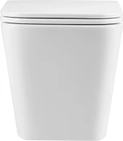 Унитаз подвесной Lemark Florex 9614001 безободковый, с микролифтом, белый глянец