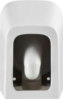 Унитаз подвесной Lemark Florex 9614001 безободковый, с микролифтом, белый глянец