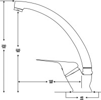 Комплект Мойка Omoikiri Asida 51 + Смеситель MEGA Mega MG-BMK016 хром