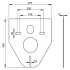 Комплект Унитаз подвесной Duravit D-code 45700900A1 безободковый + Система инсталляции для унитазов AlcaPlast Sadromodul AM101/1120-001 с кнопкой, шумоизоляцией и гигиеническим душем + ершик
