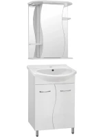 Тумба под раковину Style Line Эко Стандарт №12 50, напольная, белая