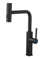 Смеситель для кухни Haiba HB73824-7 черный