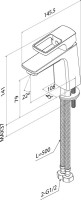 Смеситель для раковины IDDIS Bild BILBL00i01