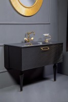 Тумба под раковину Armadi Art Vallessi Avangarde Linea100 черная