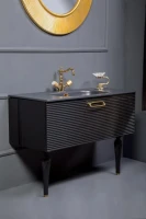 Тумба под раковину Armadi Art Vallessi Avangarde Linea100 черная