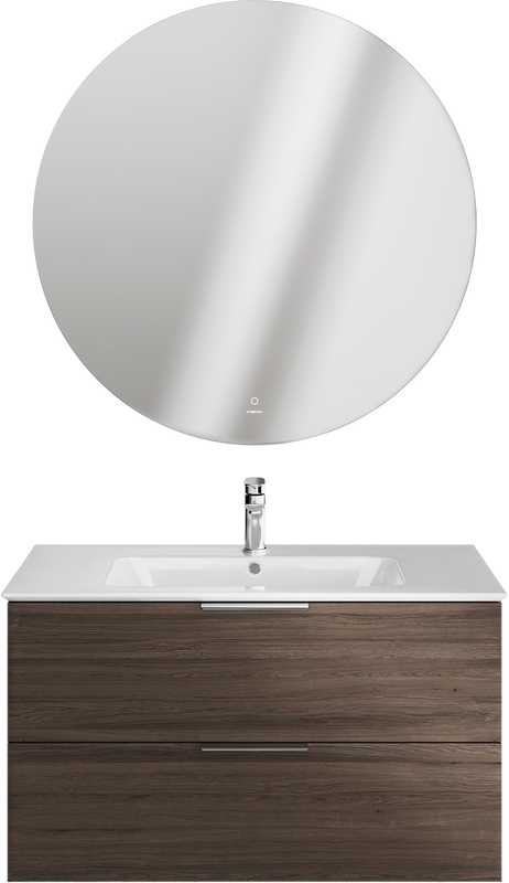Мебель для ванной комнаты KERAMA MARAZZI Piano Forte 95 подвесная, дымчатый вяз
