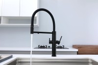 Смеситель для кухни Paulmark Nexus Ne213999-AN с гибким изливом, антрацит
