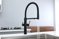 Смеситель для кухни Paulmark Nexus Ne213999-AN с гибким изливом, антрацит