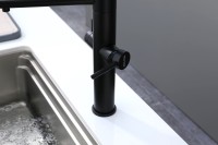 Смеситель для кухни Paulmark Nexus Ne213999-AN с гибким изливом, антрацит