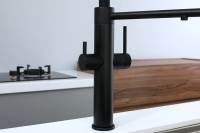 Смеситель для кухни Paulmark Nexus Ne213999-AN с гибким изливом, антрацит