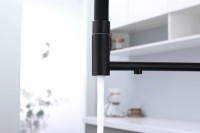 Смеситель для кухни Paulmark Nexus Ne213999-AN с гибким изливом, антрацит